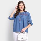 Ladies' Top, नेवी ब्लू, small image number null